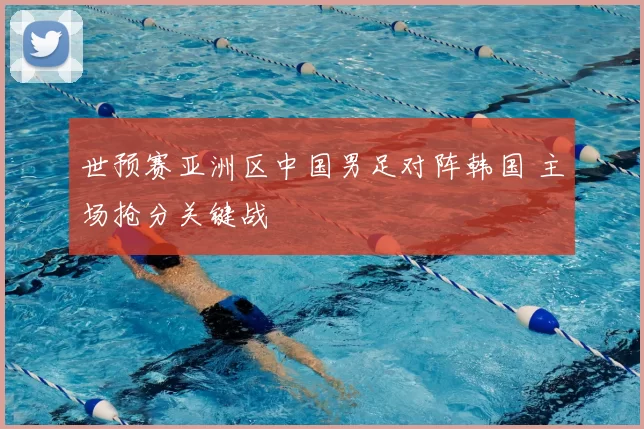 世预赛亚洲区中国男足对阵韩国 主场抢分关键战