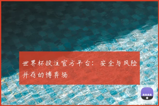 世界杯投注官方平台:安全与风险并存的博弈场